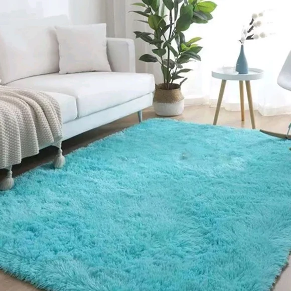 Fluffy Polyester Rug - Picture 3 of 4